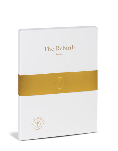 White Journal Box with Gold Band